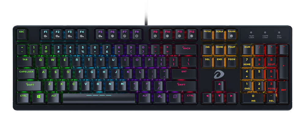 Bàn phím DARE-U EK1280s Black Brown Switch